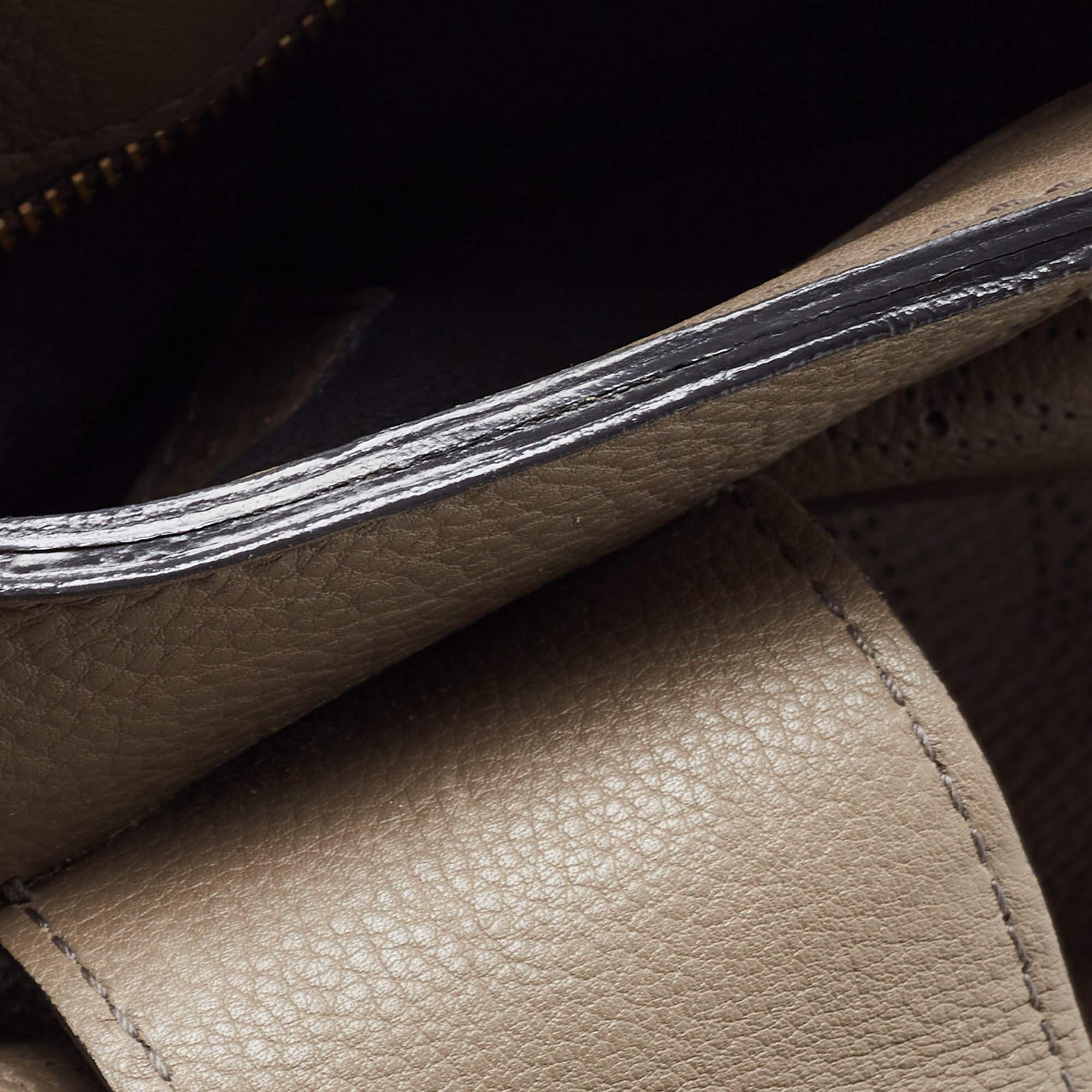 Louis Vuitton Grey Monogram Mahina Leather Solar PM Bag For Sale 3