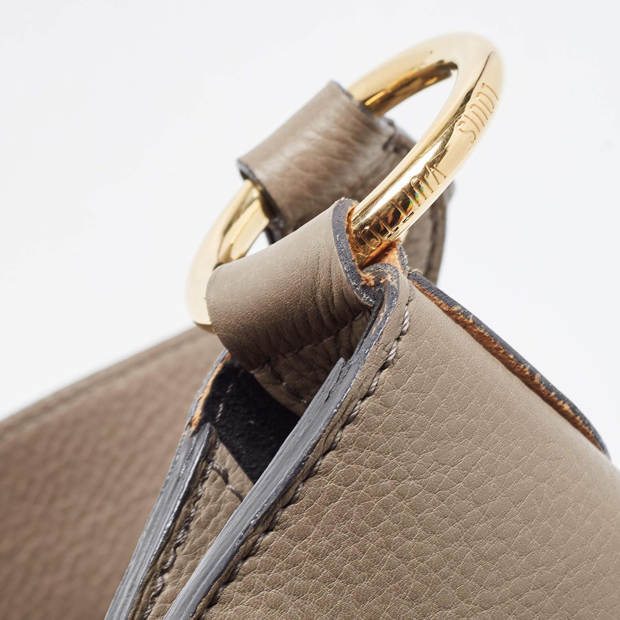 Louis Vuitton Grey Monogram Mahina Leather Solar PM Bag 3
