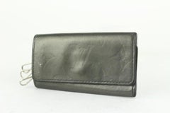 Louis Vuitton Grey Monogram Mat 4 Key Multicles Key Pouch 8LV1106