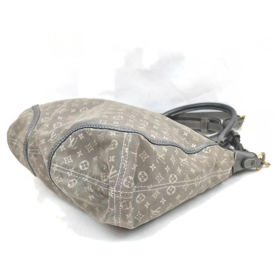 Louis Vuitton Grey Monogram Mini Lin Besace Angele 2way Tote bag 862299 For Sale 7