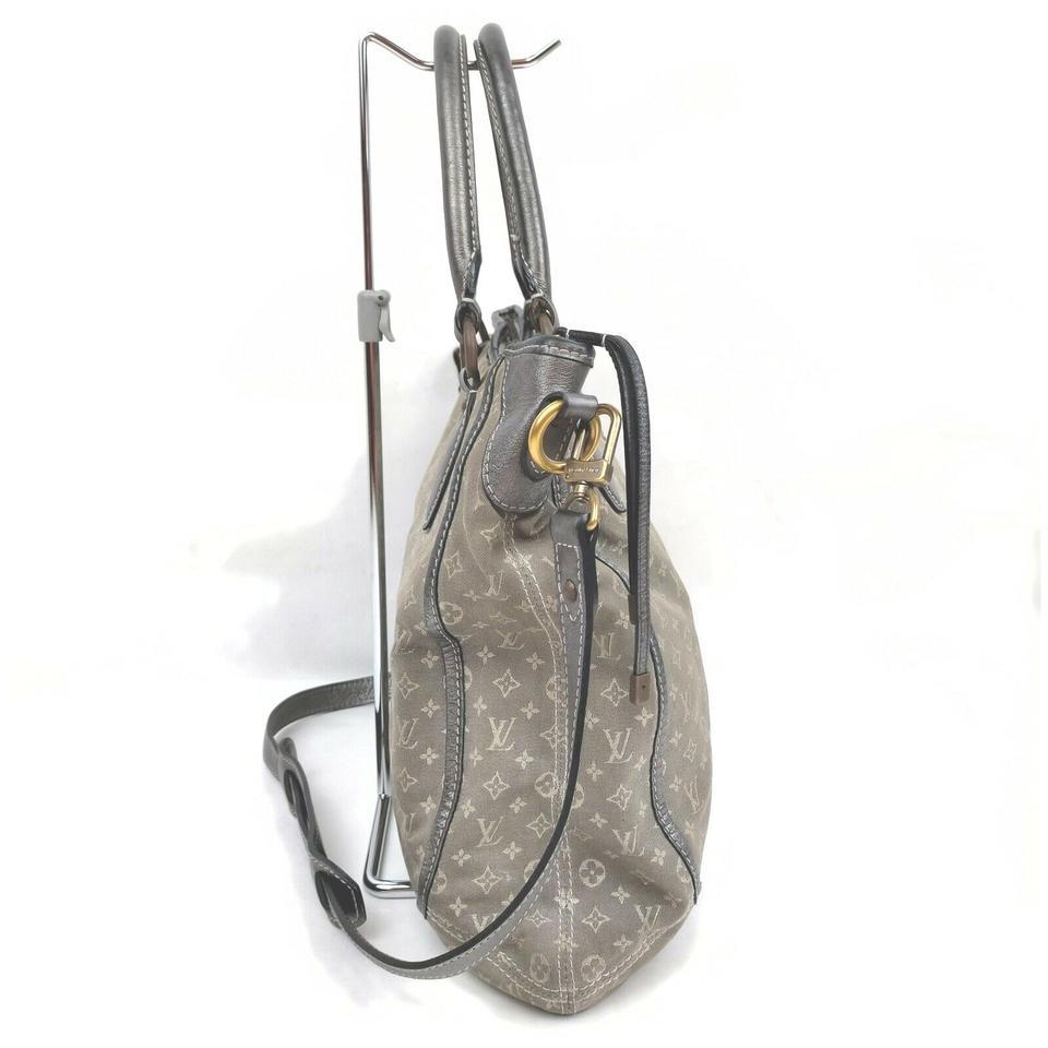 Louis Vuitton Grey Monogram Mini Lin Besace Angele 2way Tote bag 862299 For Sale 1