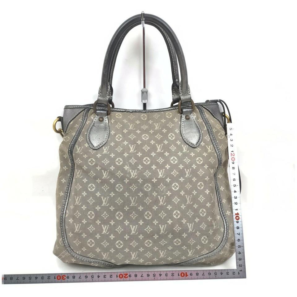 Louis Vuitton Grey Monogram Mini Lin Besace Angele 2way Tote bag 862299 For Sale 3