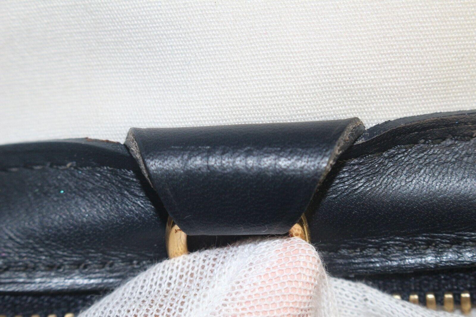 LOUIS VUITTON Grey Monogram Mini Lin Josephine PM Navy 11LV810K 4