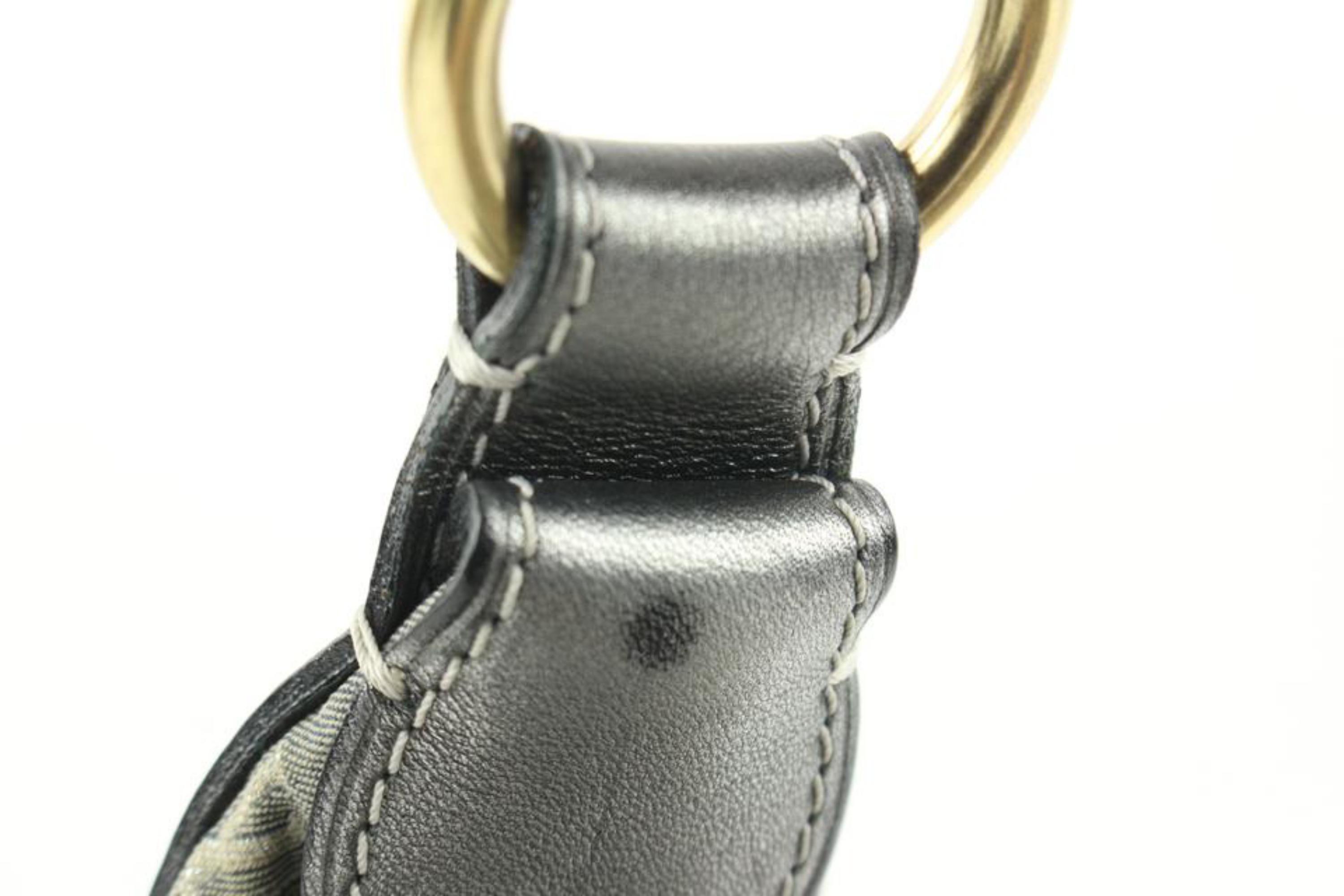 Louis Vuitton Grey Monogram Mini Lin Manon MM Hobo 54lv224s In Good Condition In Dix hills, NY