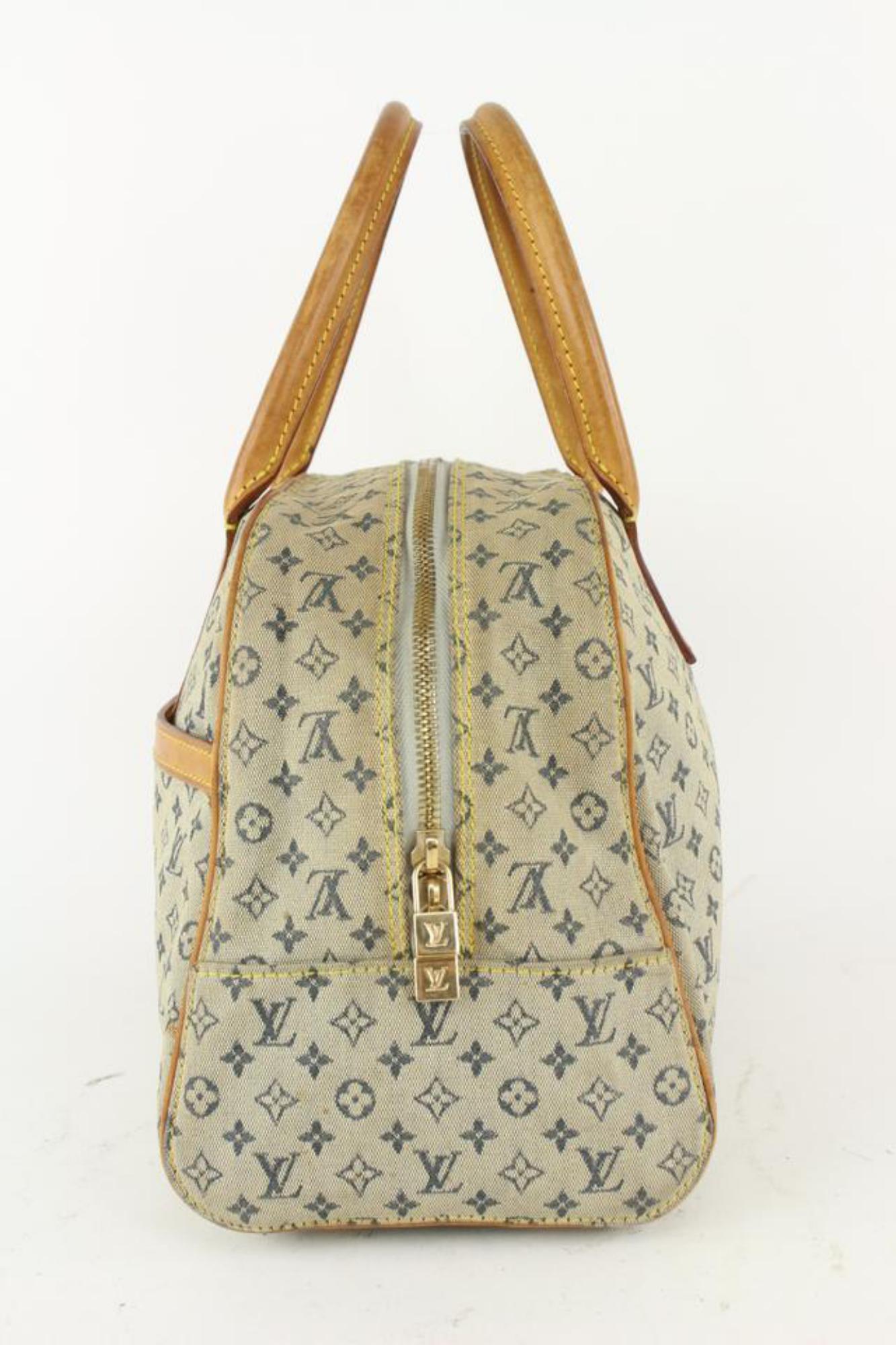 Beige Louis Vuitton Grey Monogram Mini Lin Marie Speedy Boston Bag 0LV124
