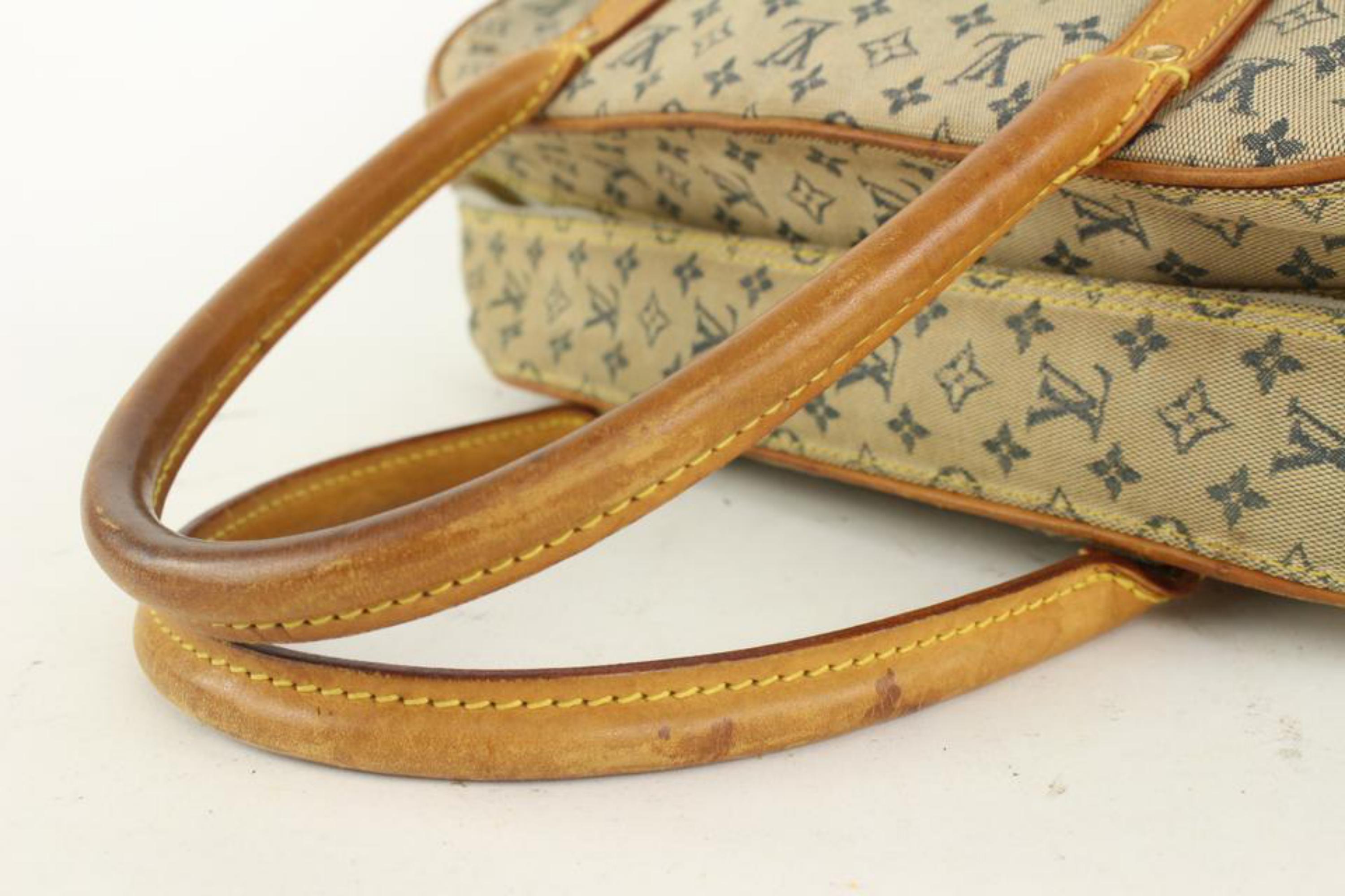 Women's Louis Vuitton Grey Monogram Mini Lin Marie Speedy Boston Bag 0LV124