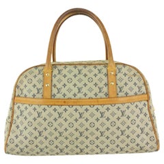 Louis Vuitton Grey Monogram Mini Lin Marie Speedy Boston Bag 0LV124