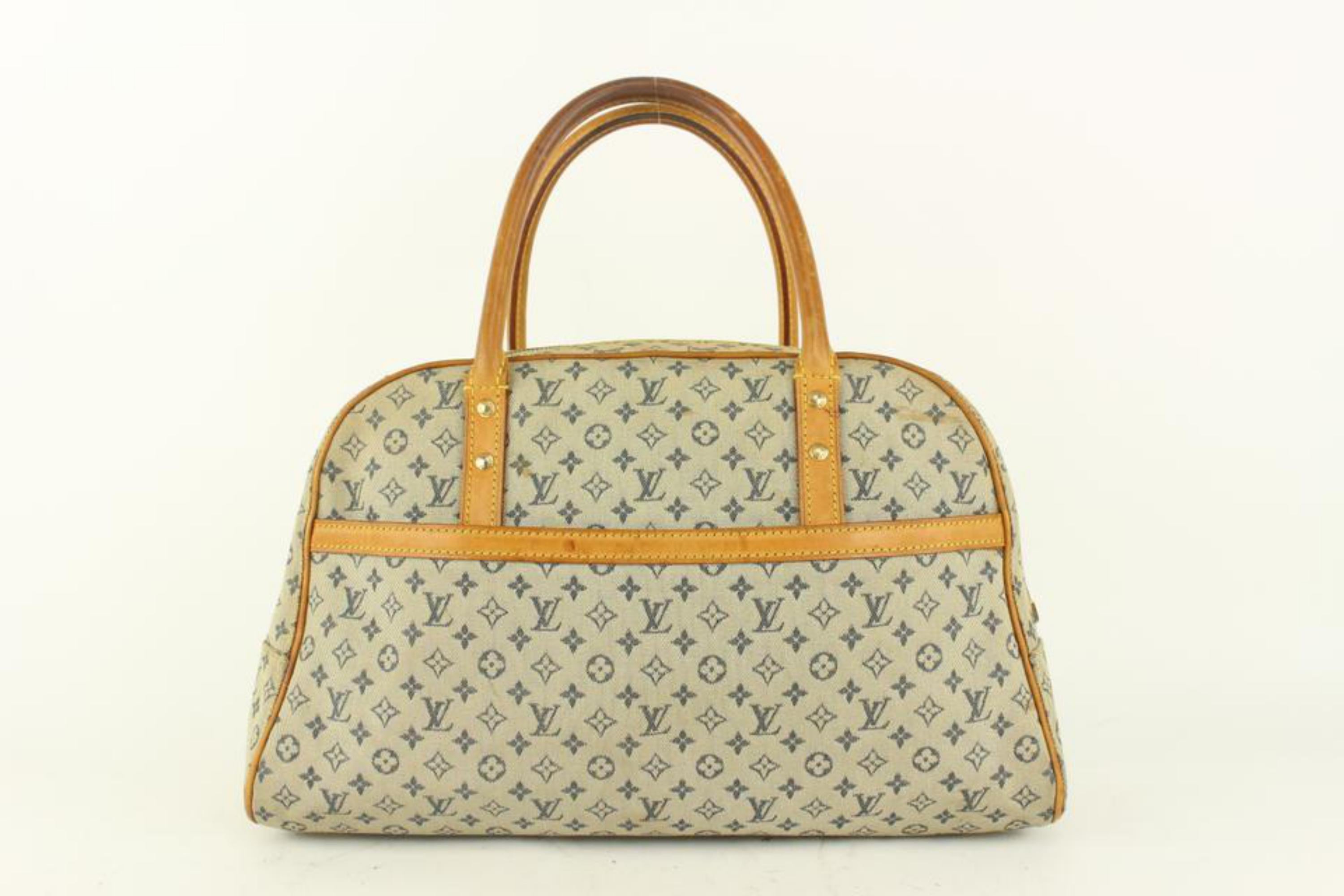 Women's Louis Vuitton Grey Monogram Mini Lin Marie Speedy Boston Bag 23LV104 For Sale