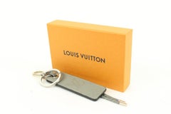 Louis Vuitton Grey Monogram Titanium Fluo Tab Bag Charm and Key Holder 46lk421s
