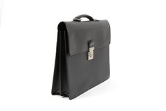 Louis Vuitton Grey Moscova Taiga Leather Briefcase Bag
