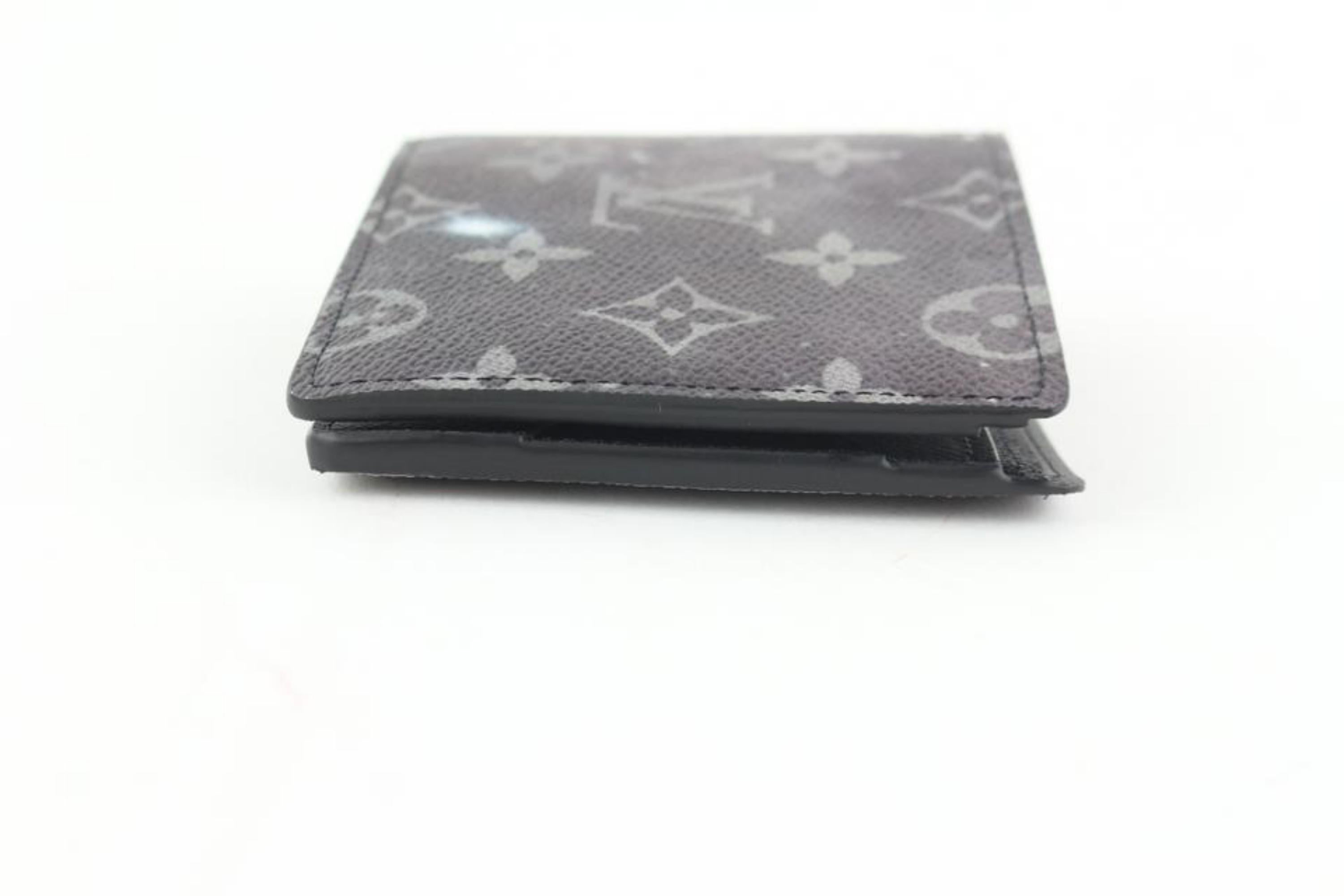 Louis Vuitton Grey Multiple (Runway) Rare Galaxy Monogram 4lz1106 Wallet For Sale 6
