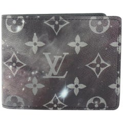 Louis Vuitton Grey Multiple (Runway) Rare Galaxy Monogram 4lz1106 Wallet