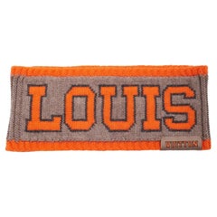 Louis Vuitton - Bandeau Louis Fluo gris orange