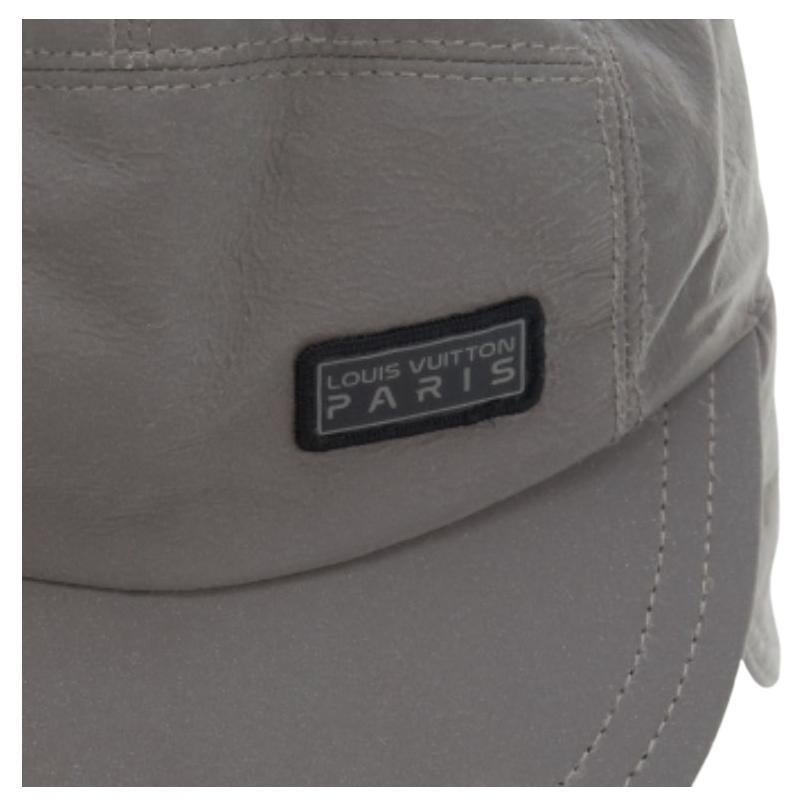 Louis Vuitton's Space Mission cap is from the brand's Spring/Summer 2019 Collection. It is made from a shimmer-coated material and is finished with the brand accent on the front.