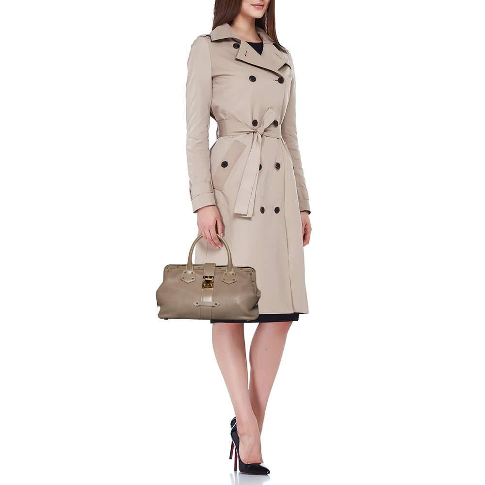 Brown Louis Vuitton Grey Suhali Leather L'Ingenieux PM Bag
