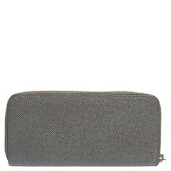 Louis Vuitton Grey Taiga Leather Zippy Wallet