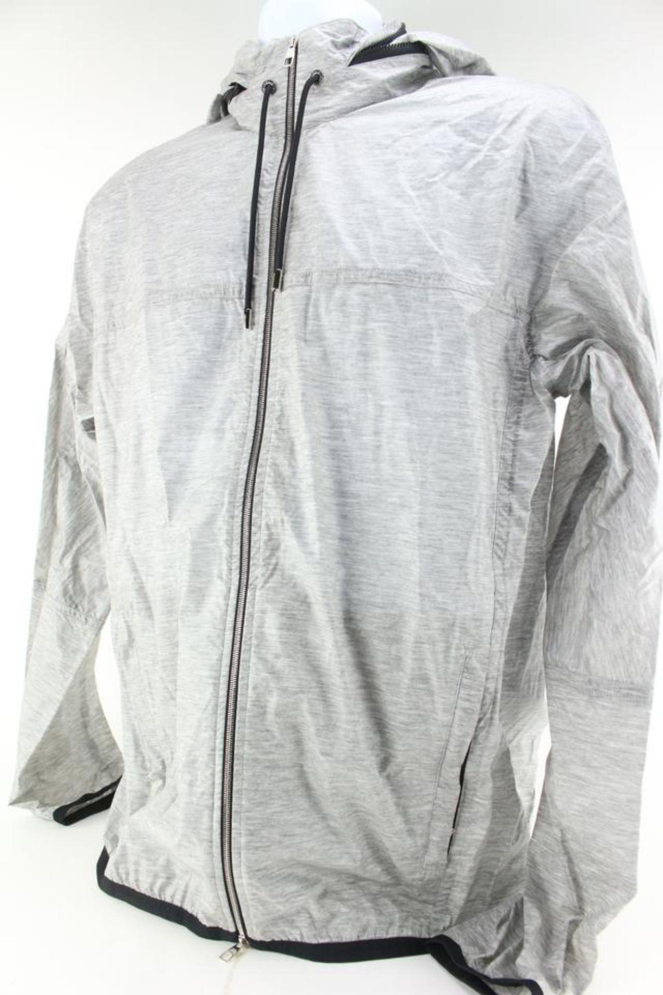 Louis Vuitton Grey Windbreaker Spring Jacket 61lz715s For Sale 4