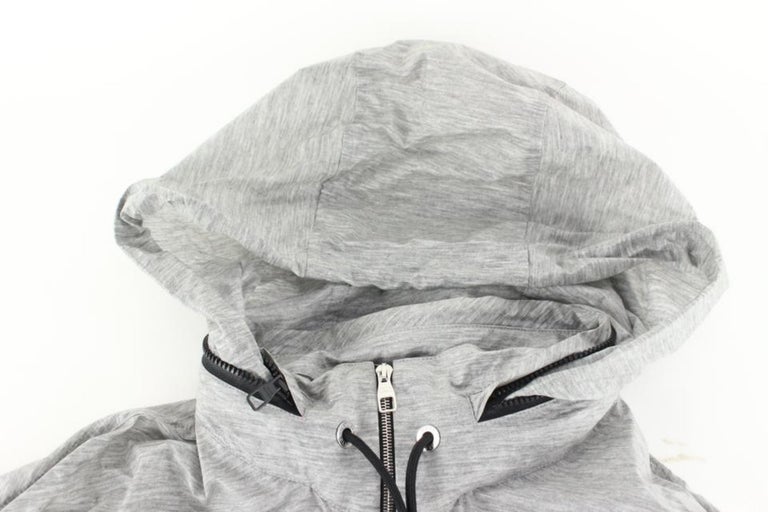 Louis Vuitton Grey Windbreaker Spring Jacket 61lz715s For Sale at 1stDibs