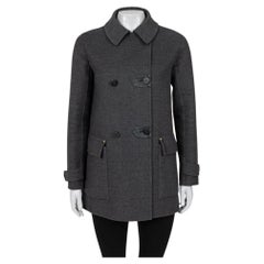 Louis Vuitton Grey Wool Cashmere Coat - Sz.XXS (IT36)