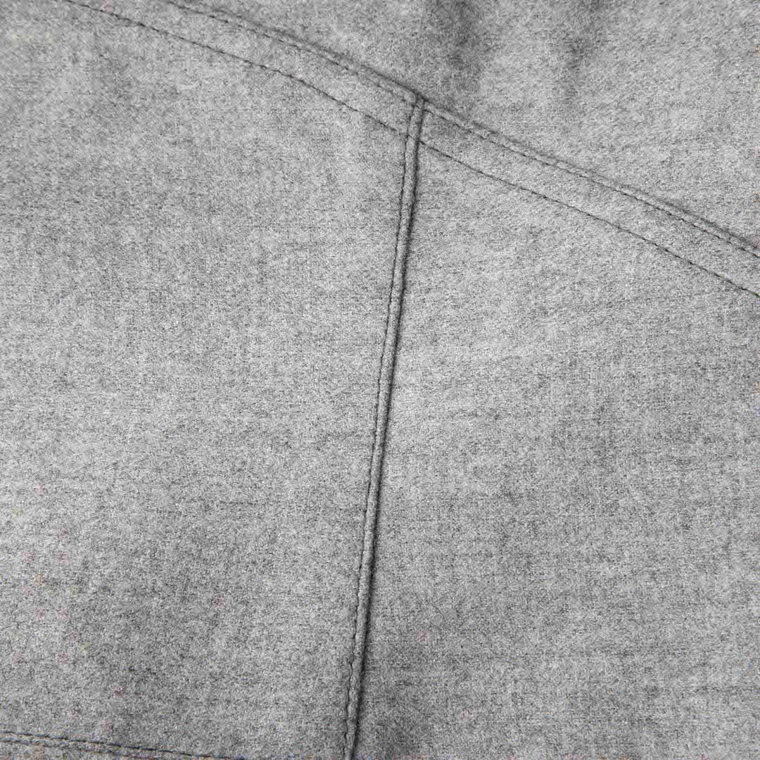 Louis Vuitton Grey Wool Zip Cuff Slim Trousers Size M In Good Condition For Sale In London, GB