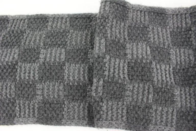 Cashmere scarf Louis Vuitton Grey in Cashmere - 11464255