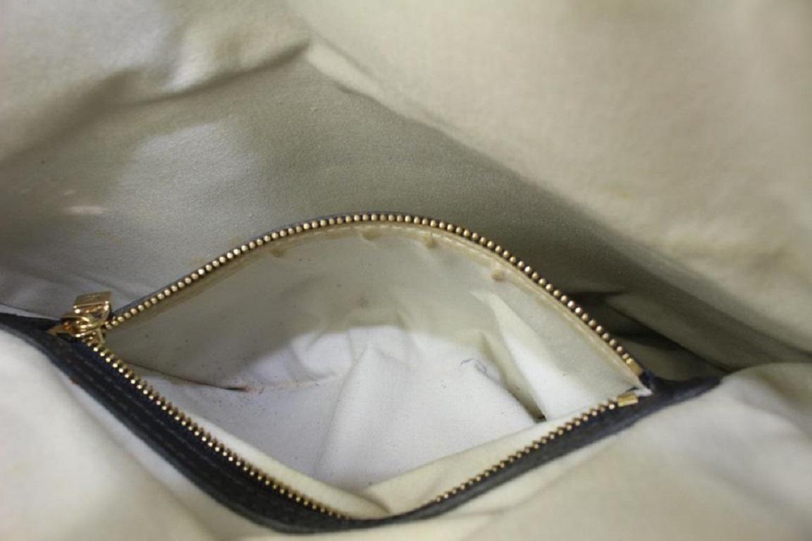 Louis Vuitton Grey x Navy Monogram Mini Lin Francoise 2way Tote Bag 929lv86 6