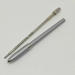 Louis Vuitton Grey x Silver Stylo Ballpoint Pen Stylo for Agenda or Notebook