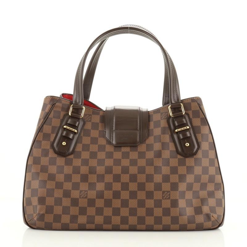 Brown Louis Vuitton  Griet Handbag Damier