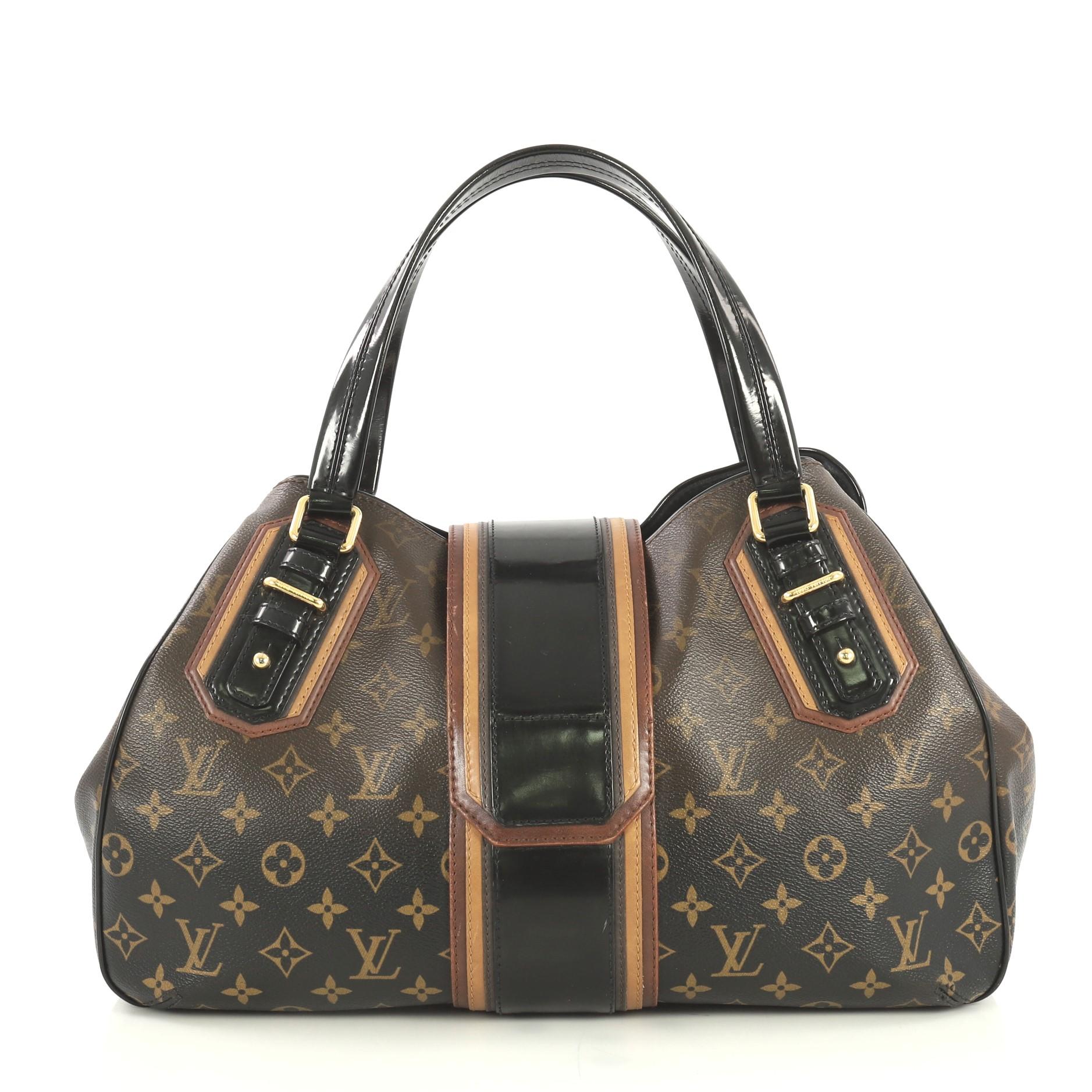Black Louis Vuitton Griet Handbag Limited Edition Monogram Mirage