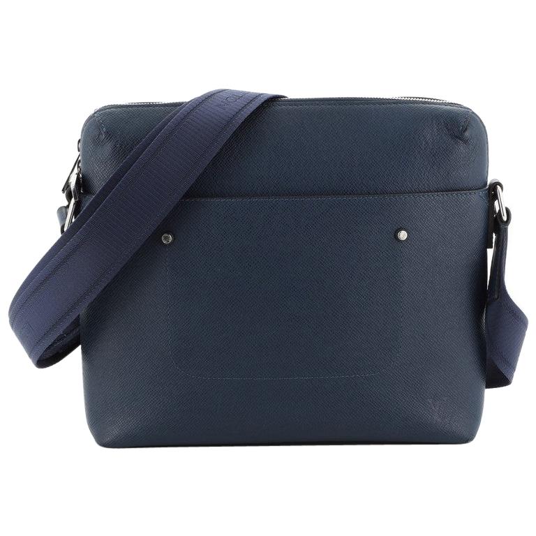 Louis Vuitton Grigori Messenger Bag Taiga Leather PM