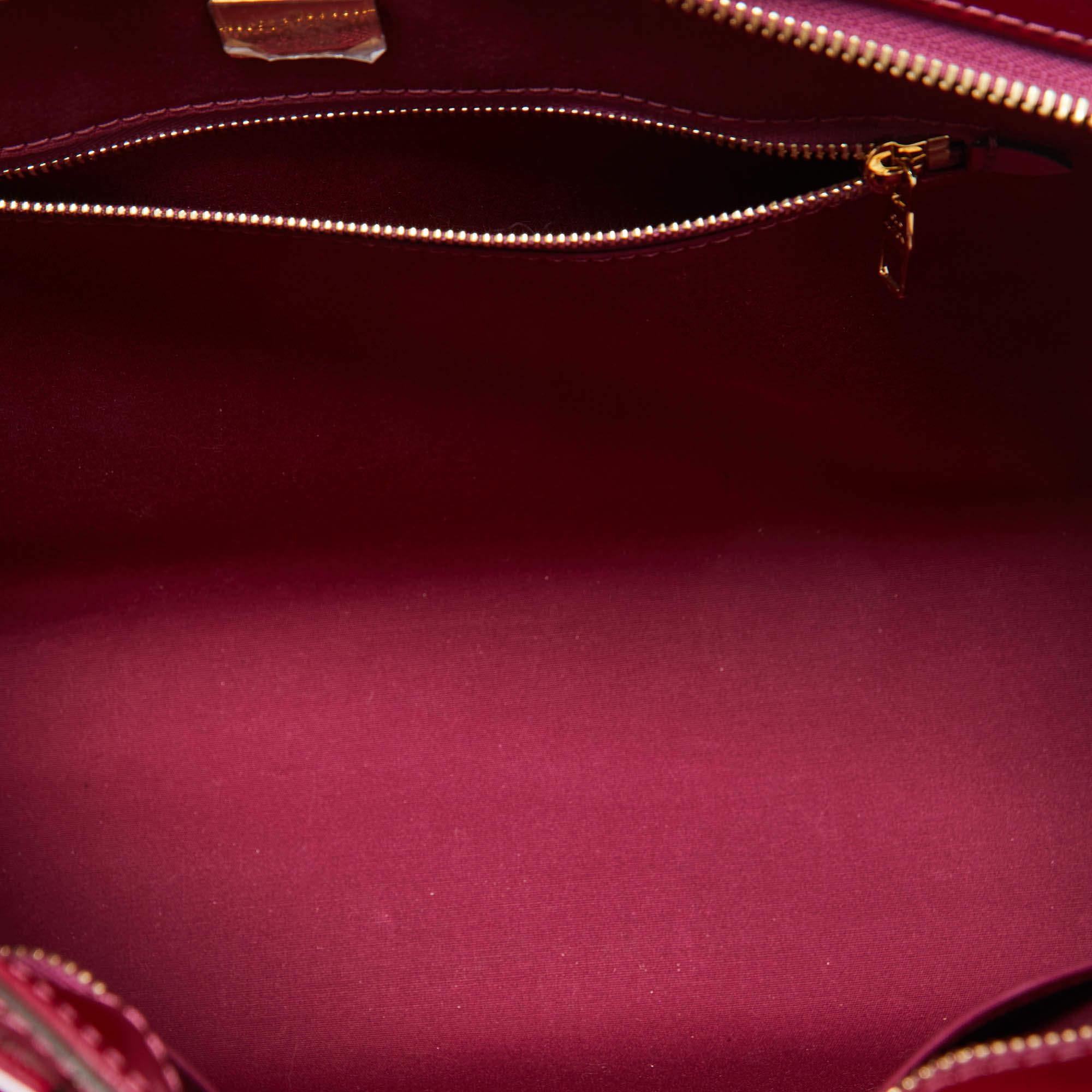 Louis Vuitton Griotte Monogram Vernis Brea MM NM Bag 4