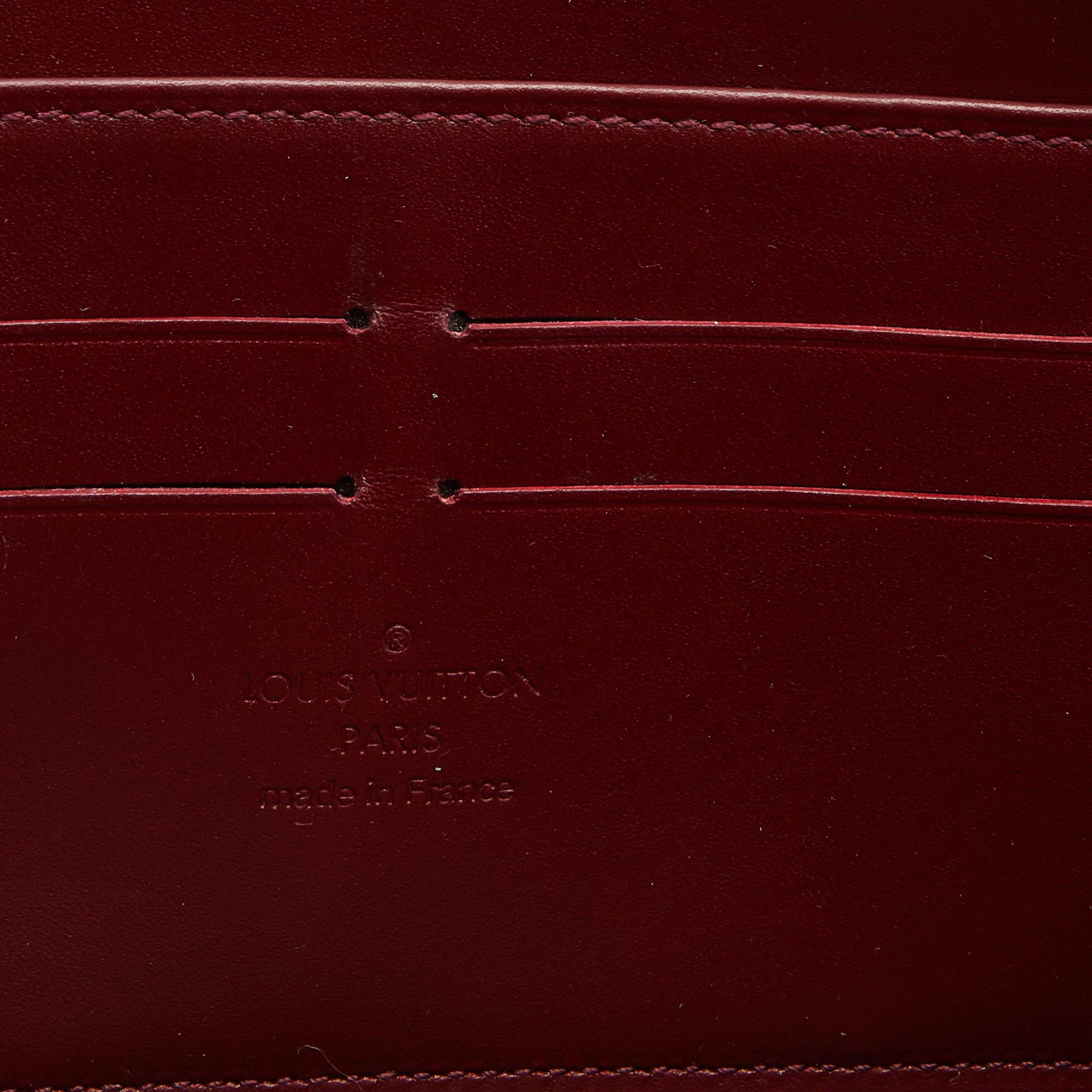Louis Vuitton Griotte Monogram Vernis Zippy Wallet 5