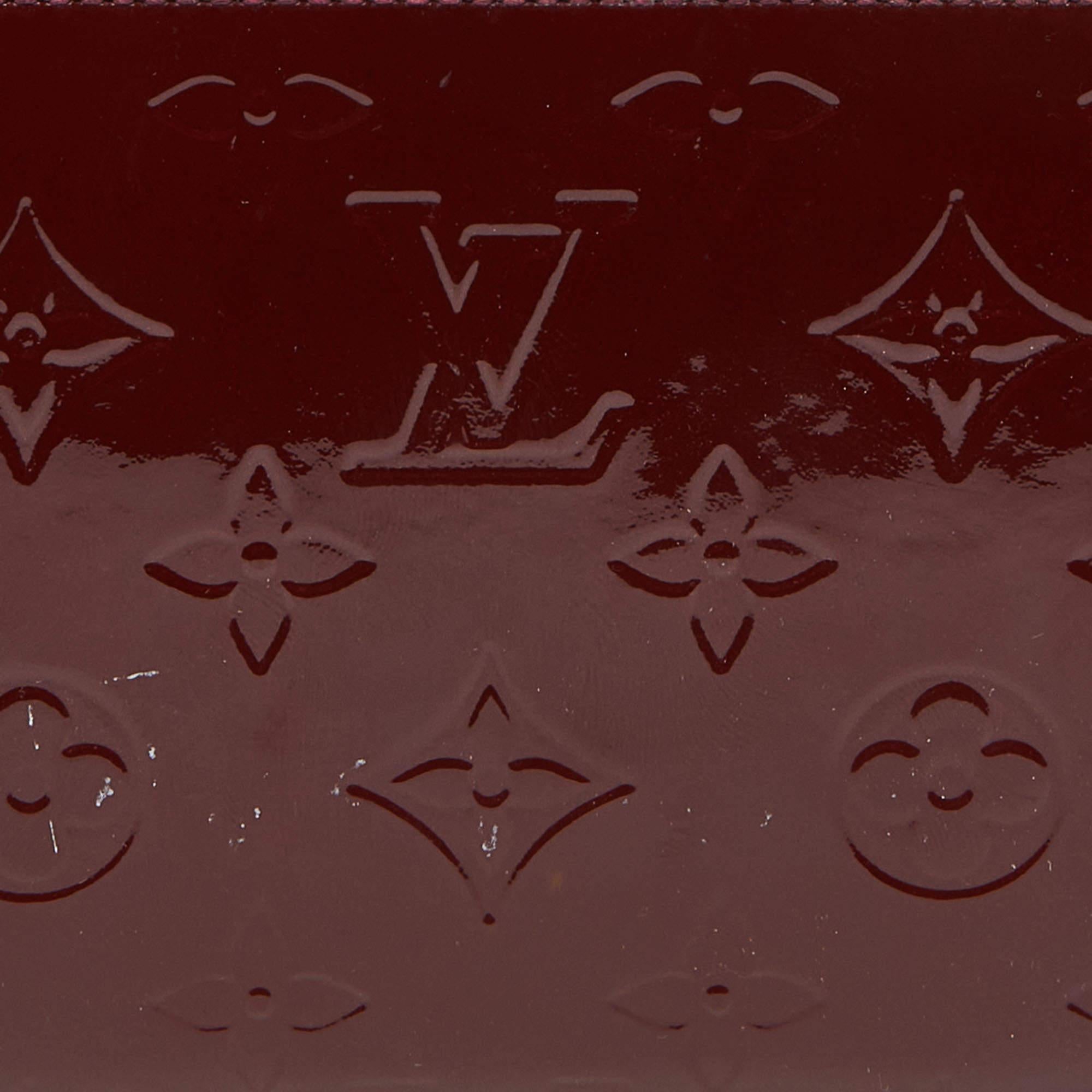 Women's or Men's Louis Vuitton Griotte Monogram Vernis Zippy Wallet