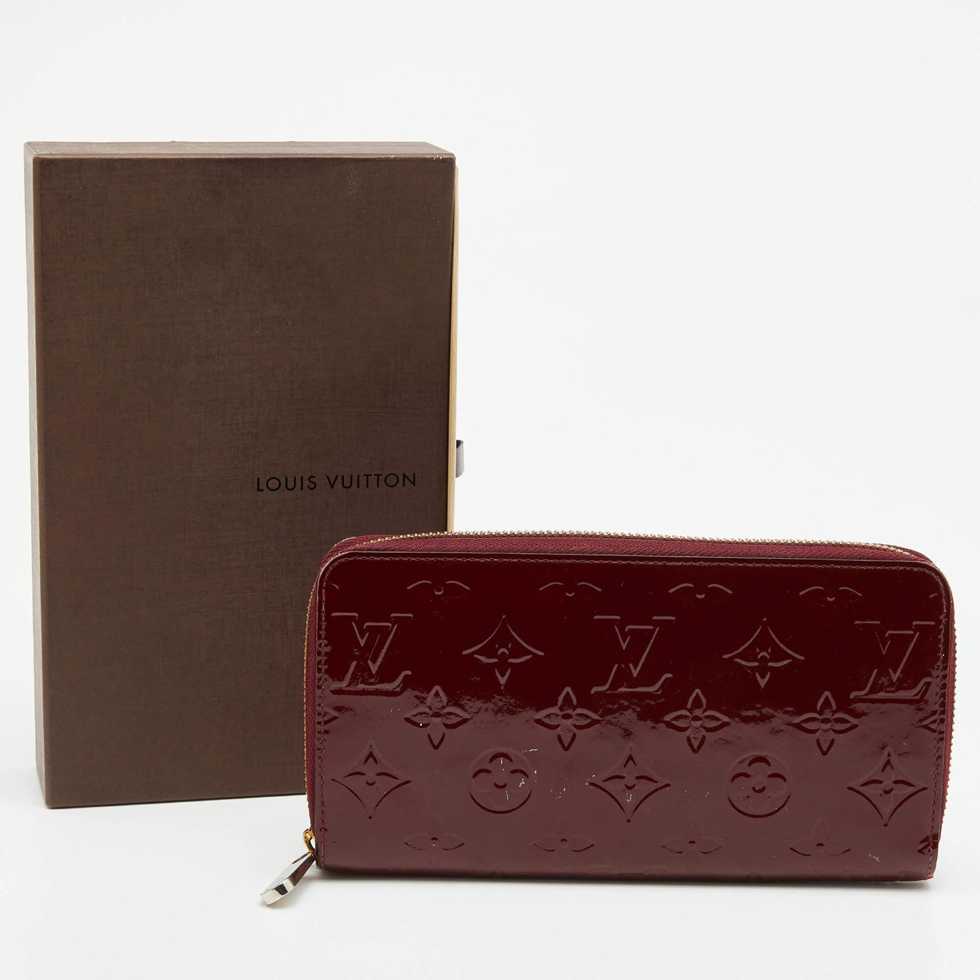 Louis Vuitton Griotte Monogram Vernis Zippy Wallet 1