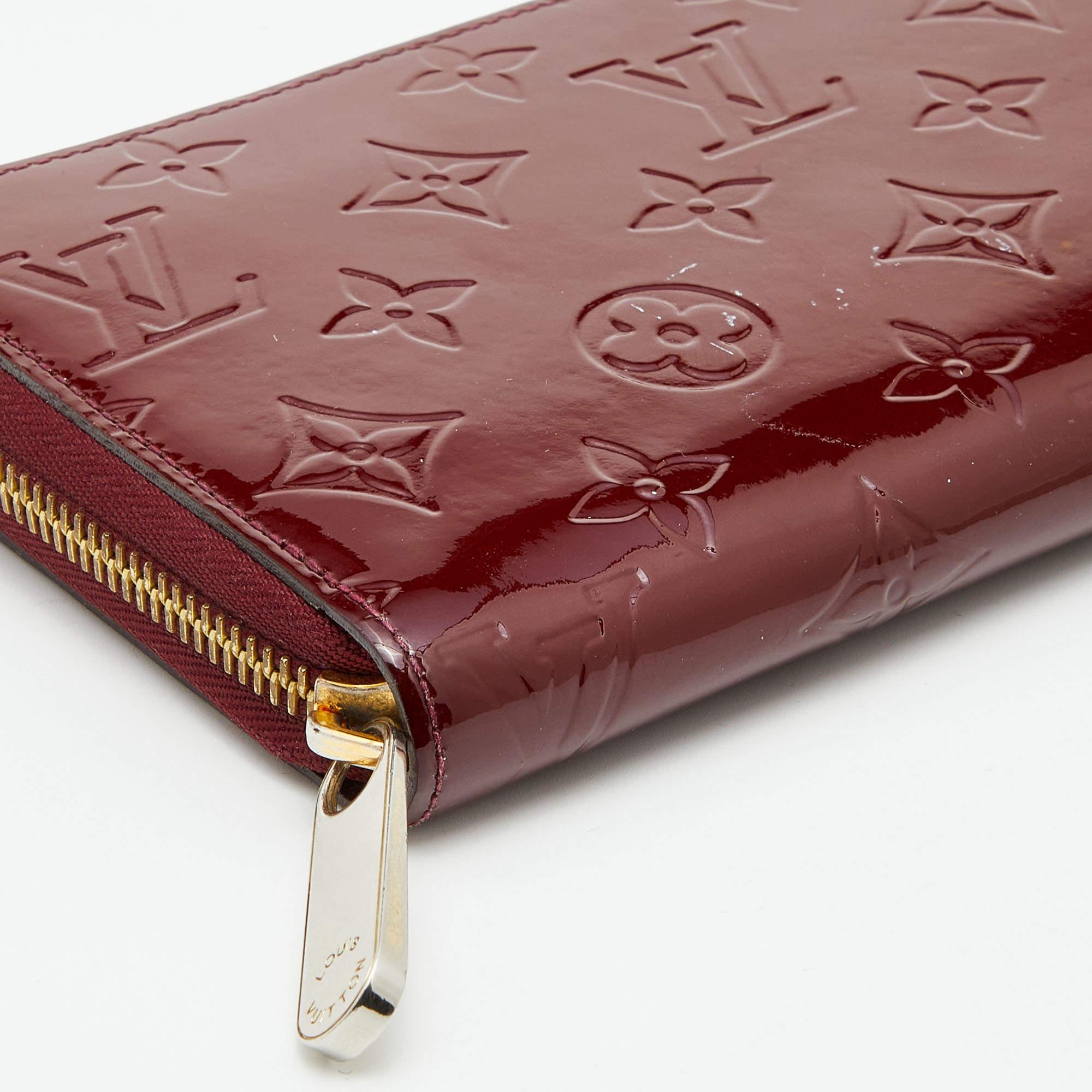 Louis Vuitton Griotte Monogram Vernis Zippy Wallet 2