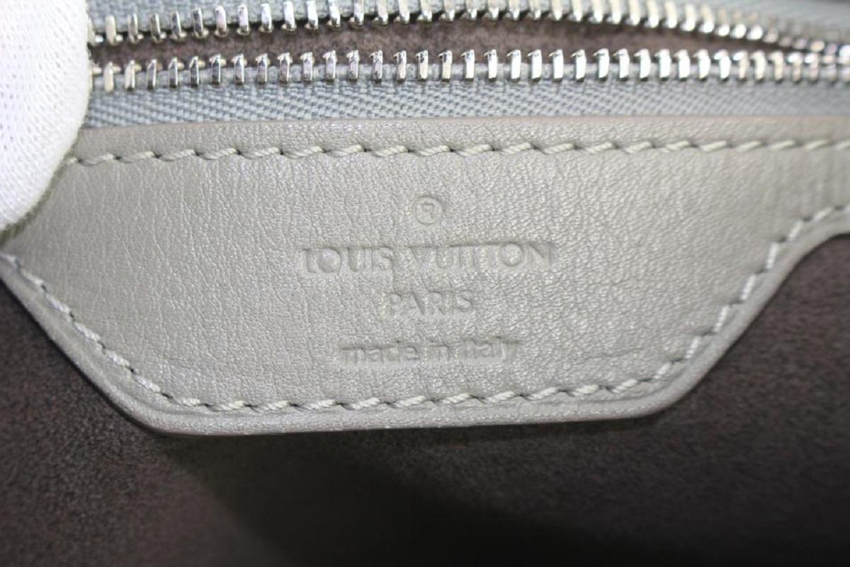 Louis Vuitton Gris Antheia Monogram Leather Ixia PM Bag 235lvs56 In Good Condition In Dix hills, NY