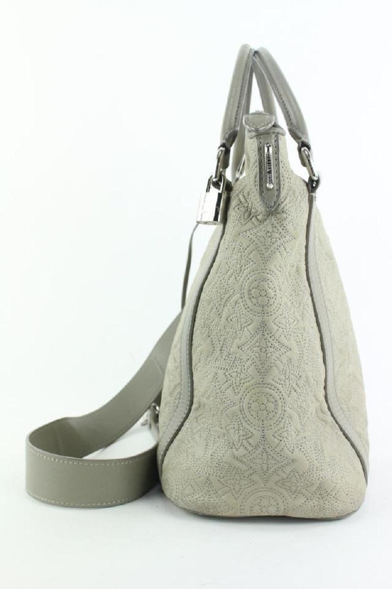 Louis Vuitton Gris Antheia Monogram Leather Ixia PM Bag 235lvs56 2
