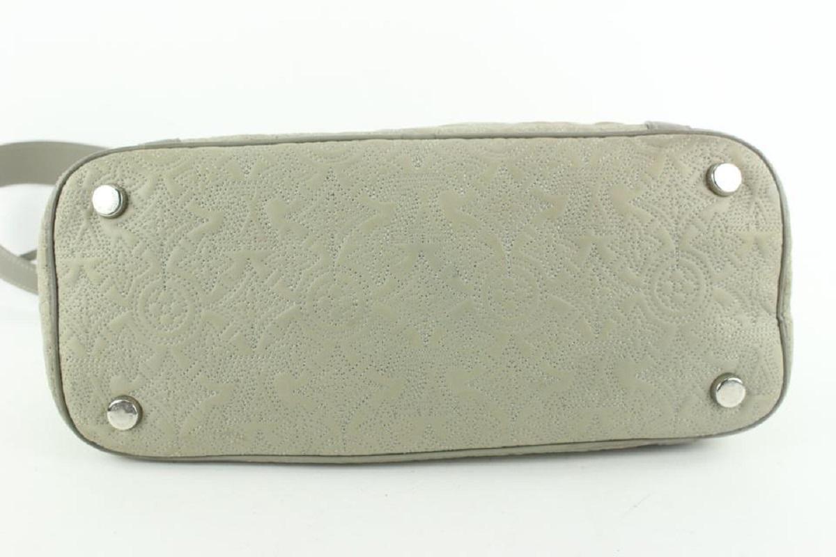 Louis Vuitton Gris Antheia Monogram Leather Ixia PM Bag 235lvs56 3