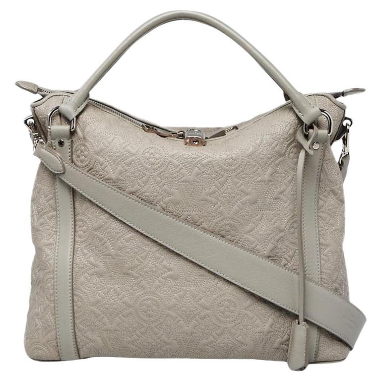 Louis Vuitton Gris Antheia Monogram Leather Ixia PM Bag 235lvs56 at 1stDibs