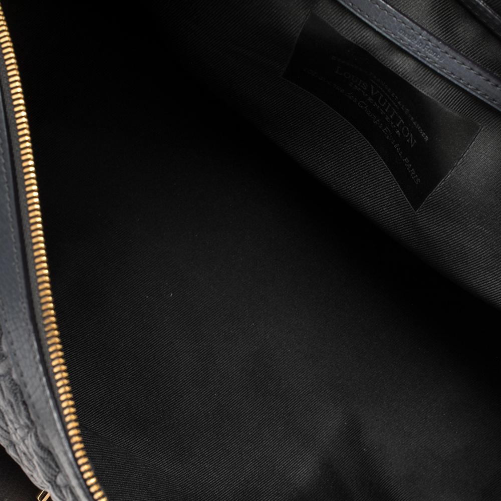 Louis Vuitton Gris Monogram and Leather Limited Edition Volupte Psyche Bag 2