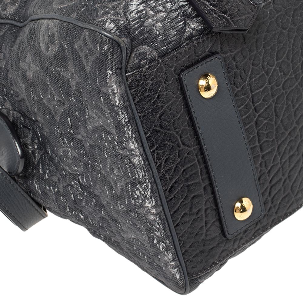 Louis Vuitton Gris Monogram and Leather Limited Edition Volupte Psyche Bag 3