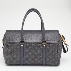 Louis Vuitton Gris Monogram and Leather Volupte Psyche Bag