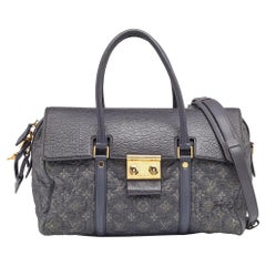Louis Vuitton Gris Monogram and Leather Volupte Psyche Bag