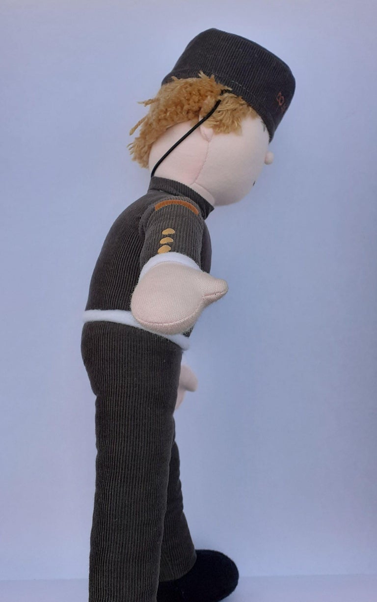 LOUIS VUITTON Bellboy 2013 only doll Plush Doll cotton gray