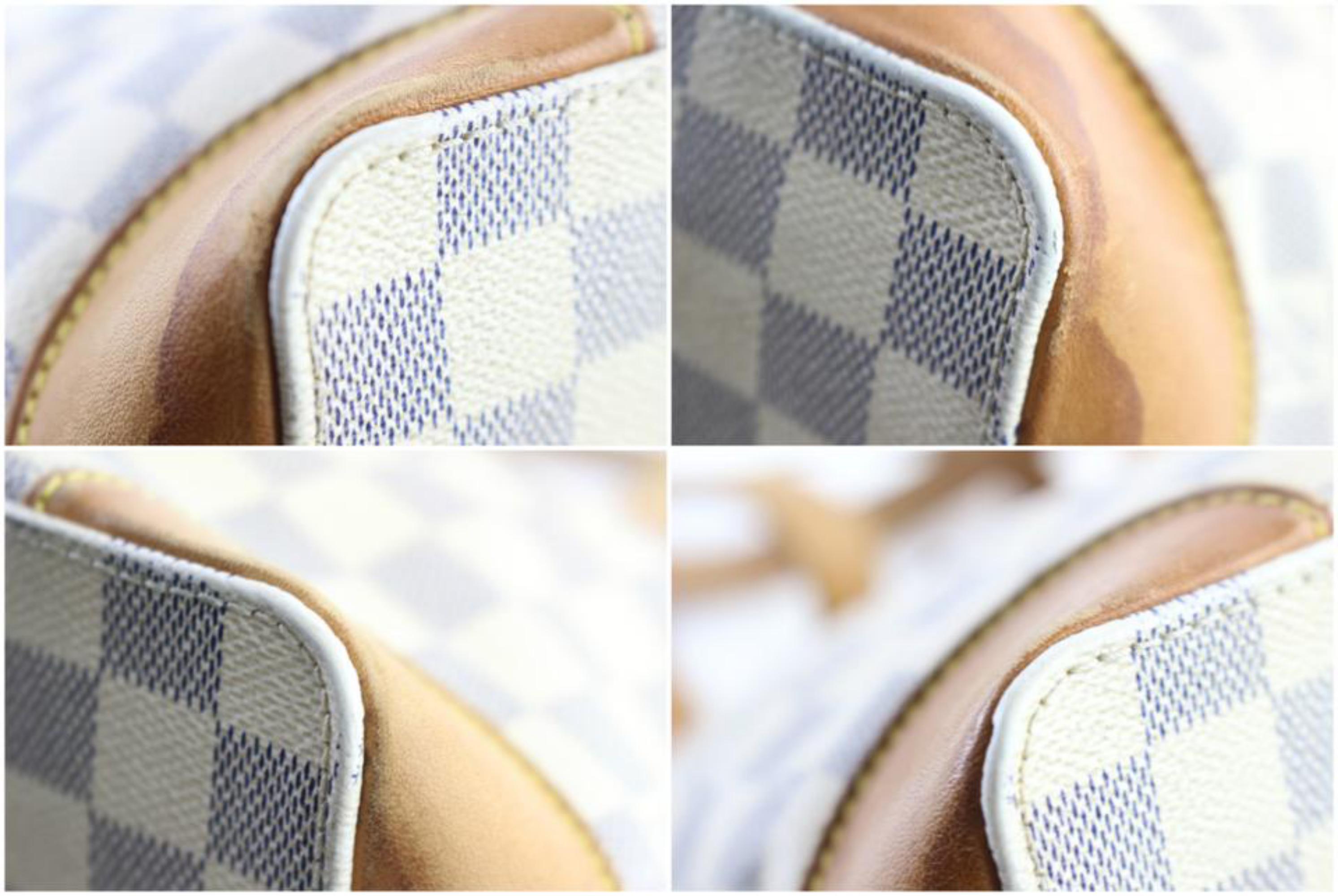 Louis Vuitton Hampstead Damier Pm 31lr0501 Azur Coated Canvas Shoulder Bag For Sale 6