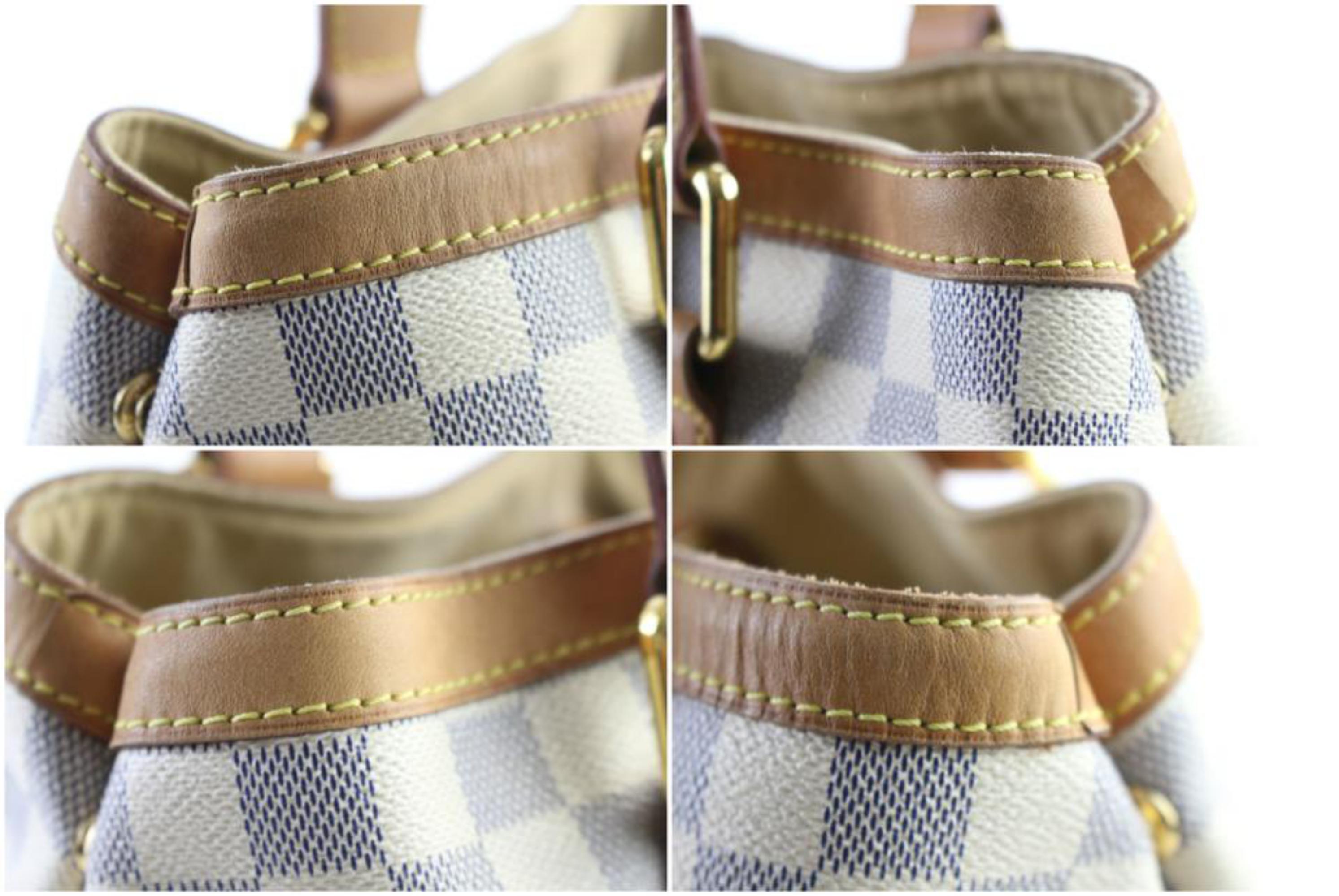 Louis Vuitton Hampstead Damier Pm 31lr0501 Azur Coated Canvas Shoulder Bag For Sale 2