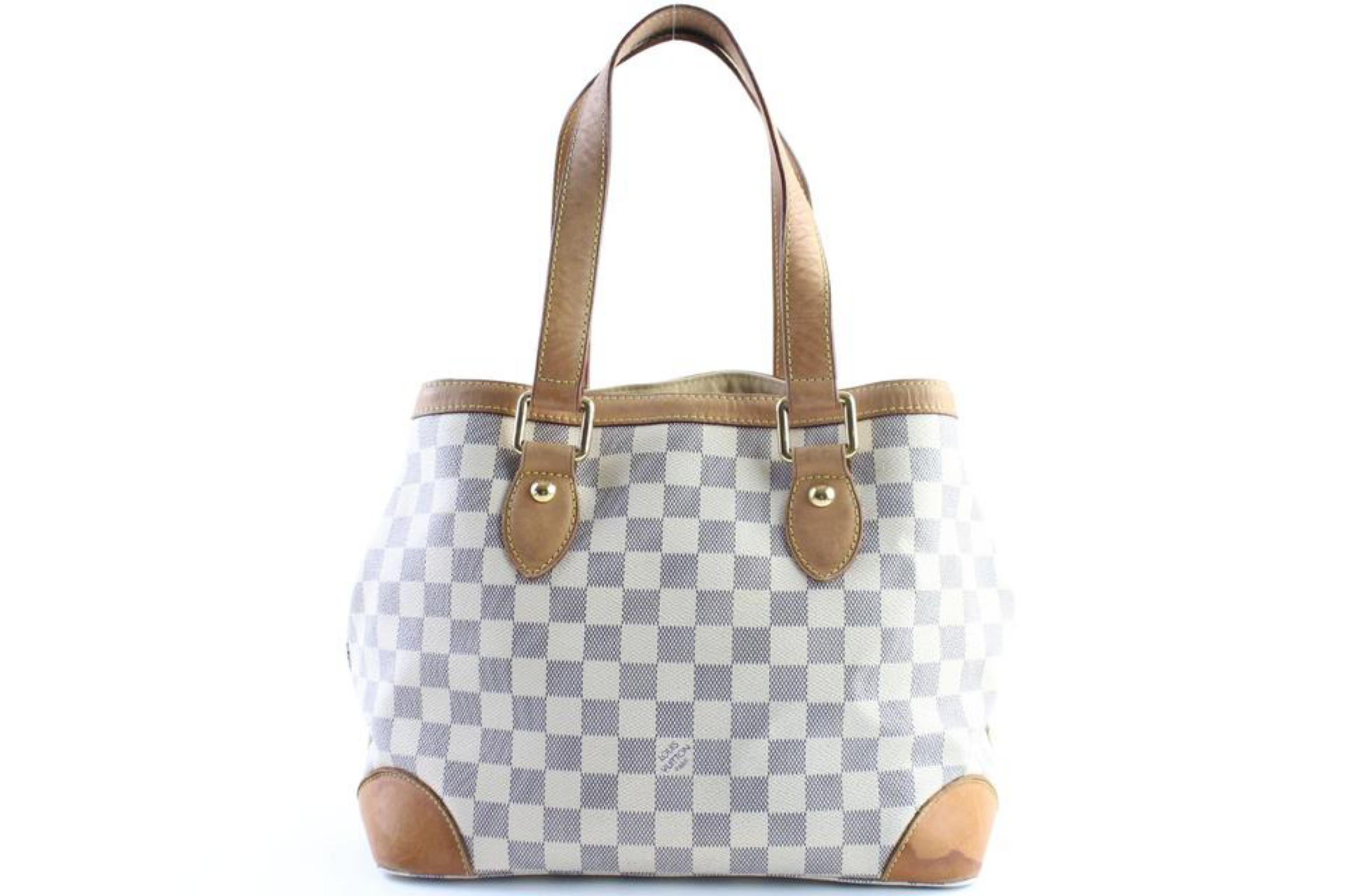 Louis Vuitton Hampstead Damier Pm 31lr0501 Azur Coated Canvas Shoulder Bag For Sale 3