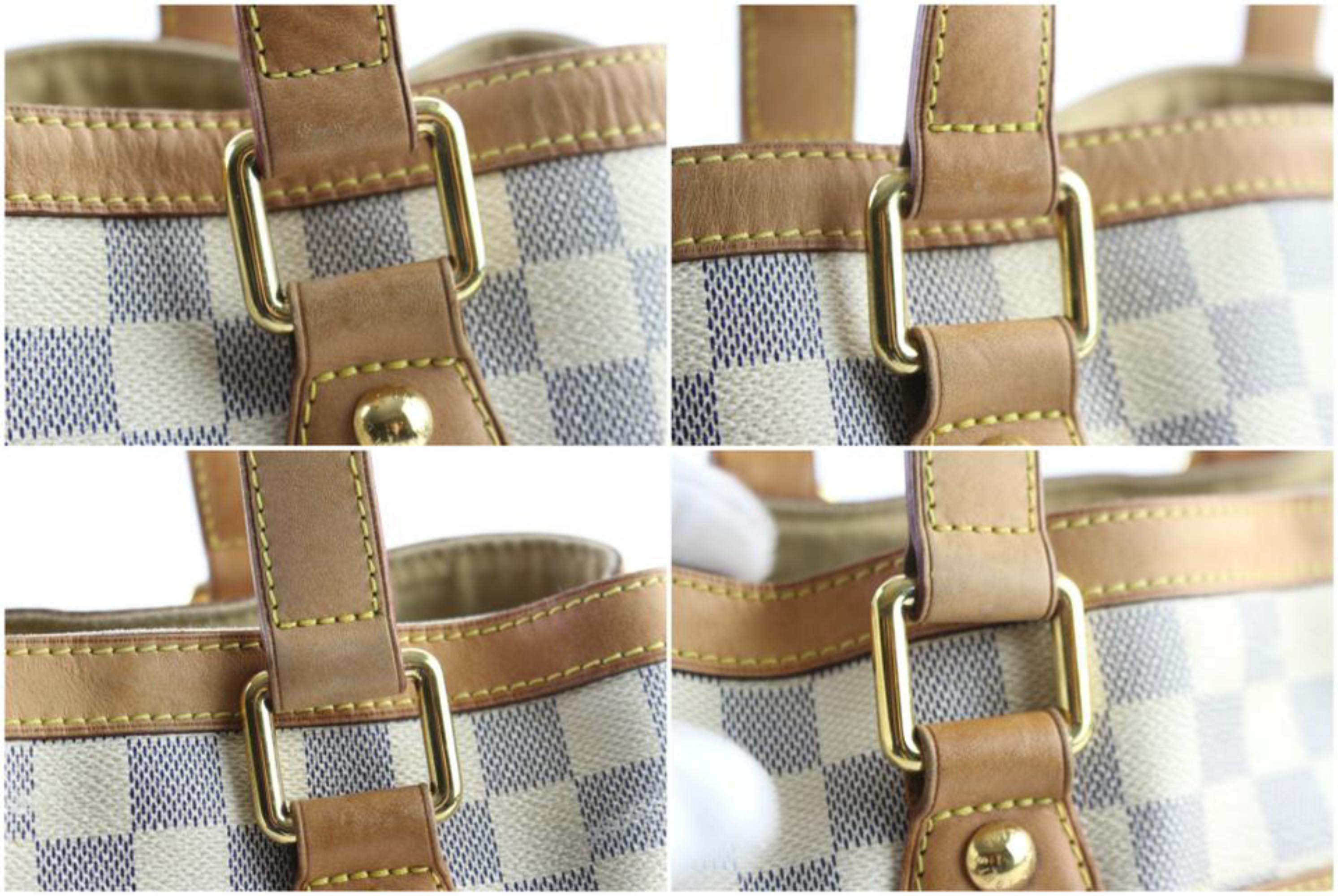 Louis Vuitton Hampstead Damier Pm 31lr0501 Azur Coated Canvas Shoulder Bag For Sale 4