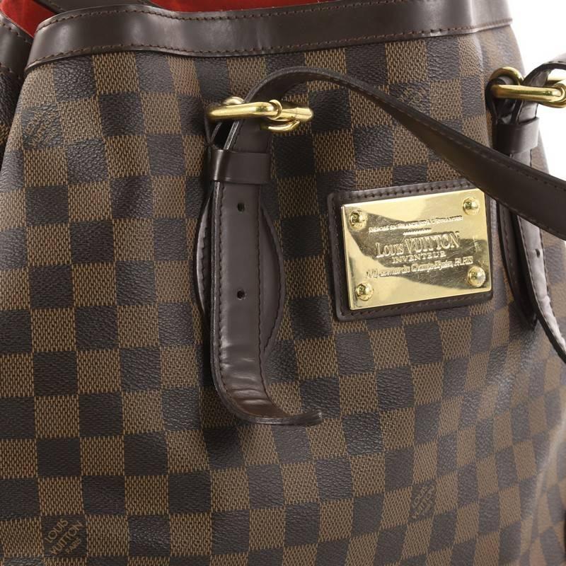 Black Louis Vuitton Hampstead Damier MM Handbag 