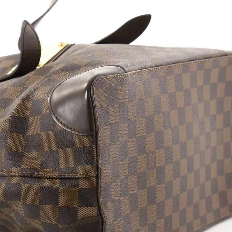 Louis Vuitton Hampstead Damier MM Handbag  In Good Condition In NY, NY